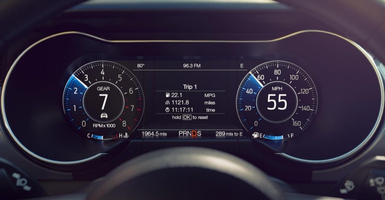 2018 Ford Mustang gauge cluster