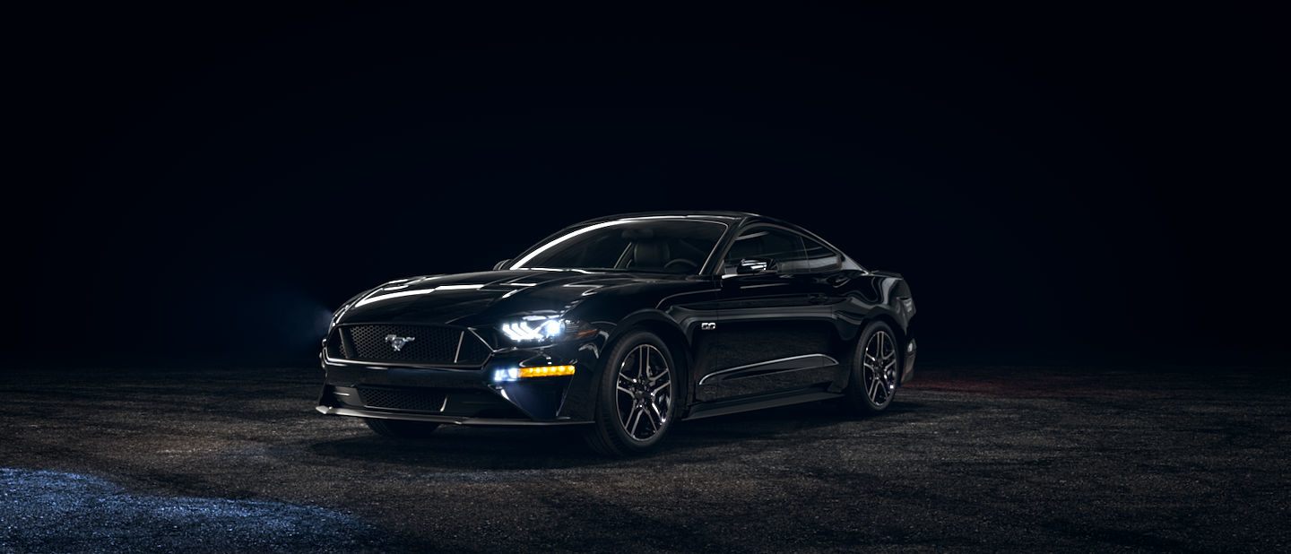 2019 Ford Mustang Shadow Black side view