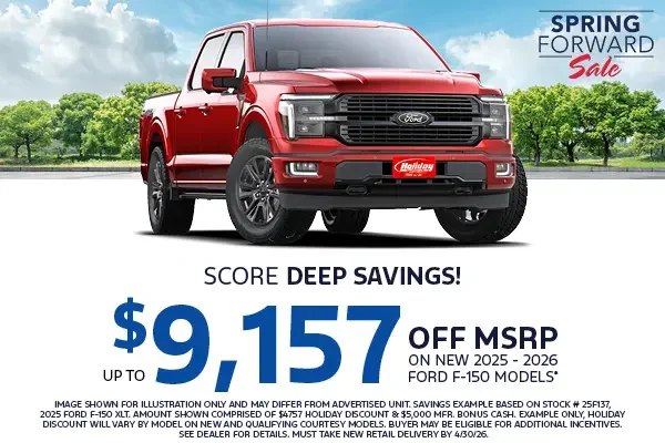 Score Deep Spring Savings up to $9,157 off of MSRP