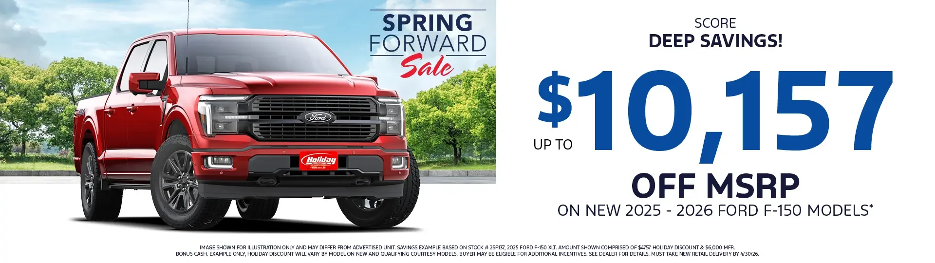 Score Deep Spring Savings up to $10,157 off of MSRP