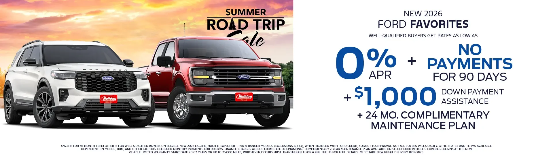Finance a New Ford Favorite as low as 0% APR 