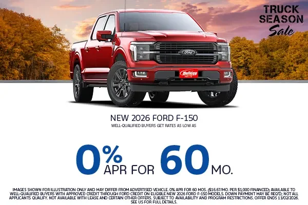 Finance a New Ford Favorite as low as 0% APR for 60mo