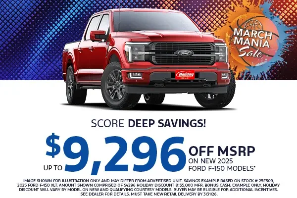 Get Deep March Mania Savings up to $9,296 off of MSRP