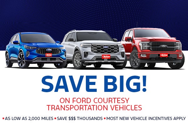Shop Courtesy Vehicles