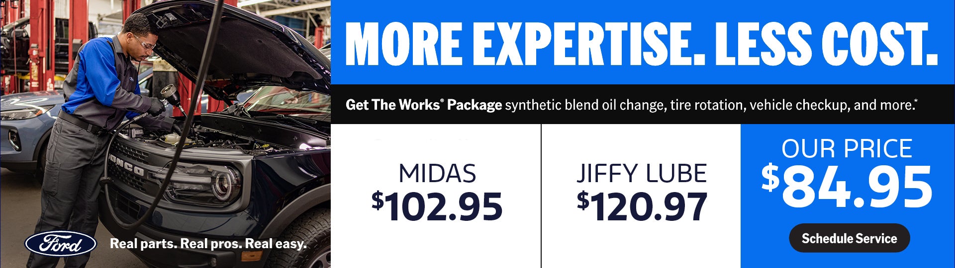 More Expertise. Less Cost.